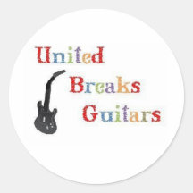 United Breaks Guitars Stickers