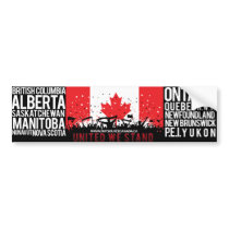 United By Province 002 - English Bumper Sticker