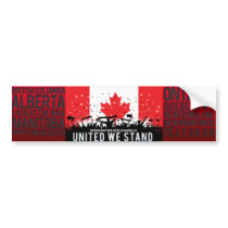 United By Province 003 - English Bumper Stickers