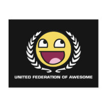 United Federation of Awesome Postcard