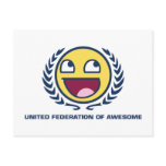 United Federation of Awesome postcards