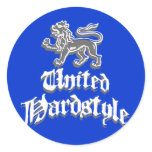 United Hardstyle Round Sticker United Hardstyle Round Sticker