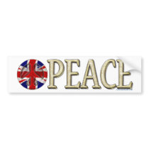 United Kindom for Peace bumper stickers by Curious_Dreams United Kindom for Peace bumper stickers