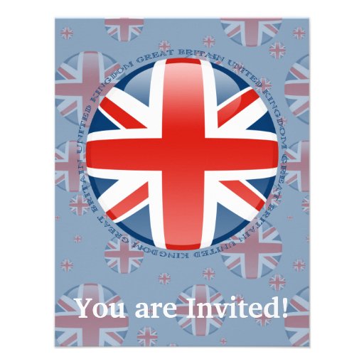 United Kingdom Bubble Flag Announcements (front side)