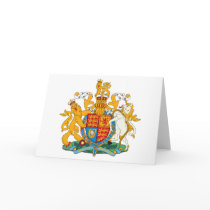 United Kingdom Coat of Arms Greeting Card cards