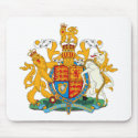 United Kingdom Coat of Arms Mousepad