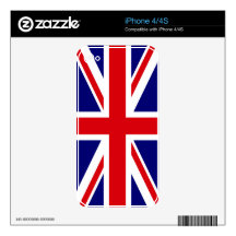 UNITED KINGDOM DECALS FOR iPhone 4S