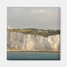 United Kingdom, Dover. The famous white cliffs Fridge Magnet