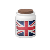 United Kingdom Flag; Candy Dish