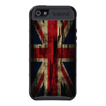 United Kingdom Flag Grunge Paint iPhone 5 Cover