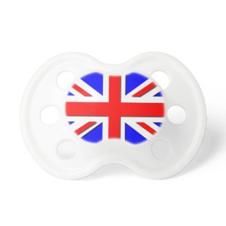 United Kingdom Flag Pacifier