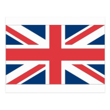 United Kingdom Flag Post Card