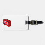 United Kingdom Flag Red Luggage Travel Bag Tag
