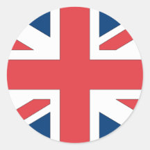 United Kingdom Flag Round Sticker