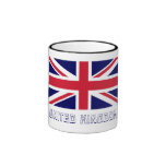 United Kingdom Flag with Name Mugs