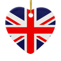 United Kingdom Great Britain UK national flag Christmas Tree Ornaments