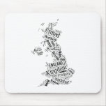 United Kingdom in Tagxedo Mousepad