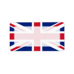 United Kingdom National Flag Personalized Address Labels
