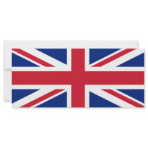 United Kingdom National Flag Full Color Rack Card
