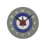 United Kingdom roundel wall clocks
