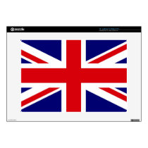 United Kingdom Decals For 15" Laptops