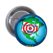 United State of Ohio Pinback Buttons