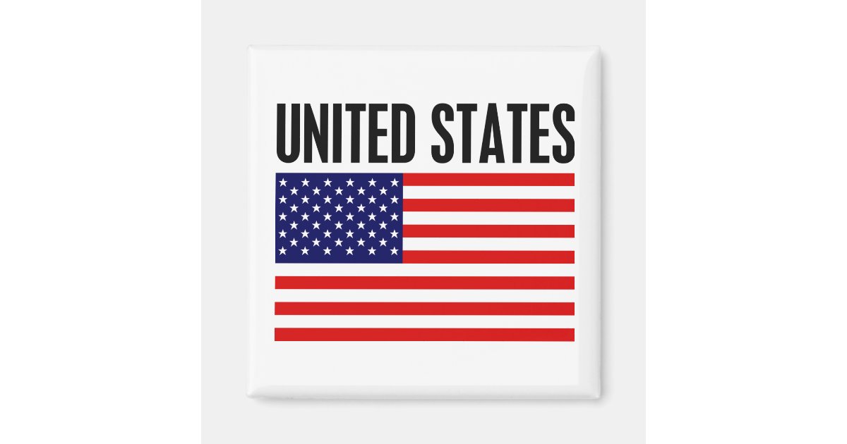 United States 2 Inch Square Zazzle