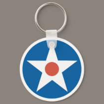 United States Army Air Corps Roundel Keychain