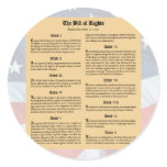 United States Bill of Rights stickers
