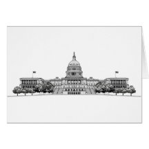 United States Capitol Building Card