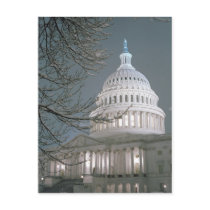 United States Capitol Building in Winter Dress postcards by moxieann United States Capitol Building in Winter Dress postcards