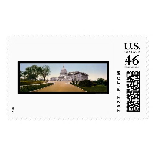 United States Capitol in Washington, DC 1898 Stamp