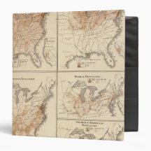 United States Census maps, 1870 Binder