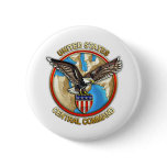 United States Central Command Pinback Button