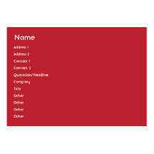 United States - Chubby Business Card