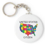 United States Citizen keychain