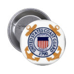 United States Coast Guard Emblem Button