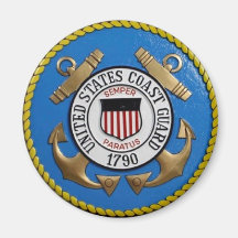UNITED STATES COAST GUARD INSIGNIA FRIDGE MAGNETS