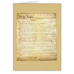 United States Constitution Greeting Card