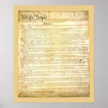 United States Constitution Poster/Print