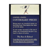 United States Controlled Prices postcards