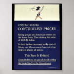 United States Controlled Prices Posters