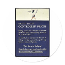United States Controlled Prices stickers