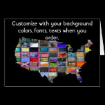 United States Customize card how you want it cards