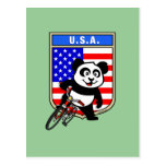 United States Cycling Panda Post Cards