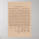 United States Declaration of Independence posters