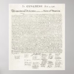 United States Declaration of Independence Print