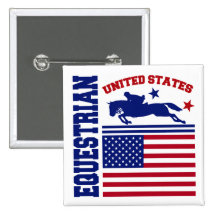 United States Equestrian Button