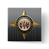 United States European Command Pinback Button
