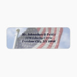 United States Flag Flying labels